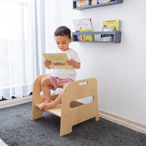 Montessori Çocuk ve Bebek Basamak Tabure - Orfis Kids