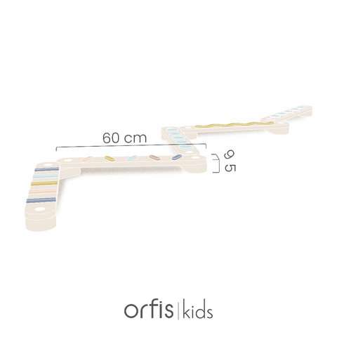 Montessori Doğal Ahşap Denge Kirişi - Orfis Kids
