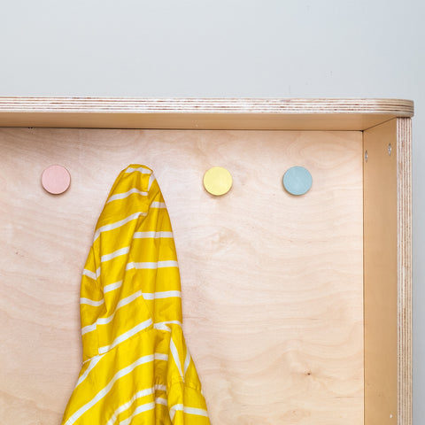 Montessori Doğal Ahşap Portmanto - Orfis Kids