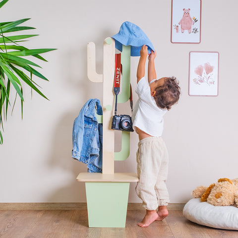 Montessori Kaktüs Askılık - Orfis Kids