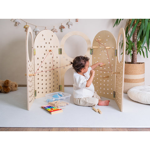 Montessori Peg Board Aktivite Oyuncak - Orfis Kids