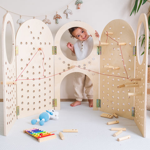 Montessori Peg Board Aktivite Oyuncak - Orfis Kids