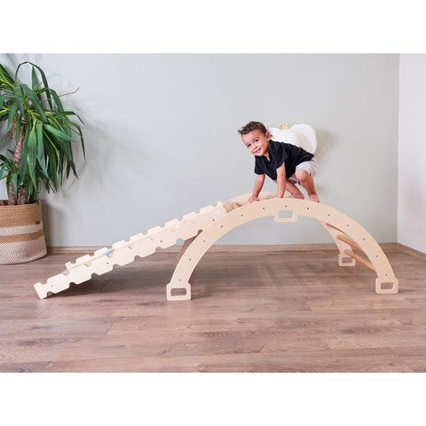 Montessori Pikler Halkası ve Rampa İkili Set - Orfis Kids