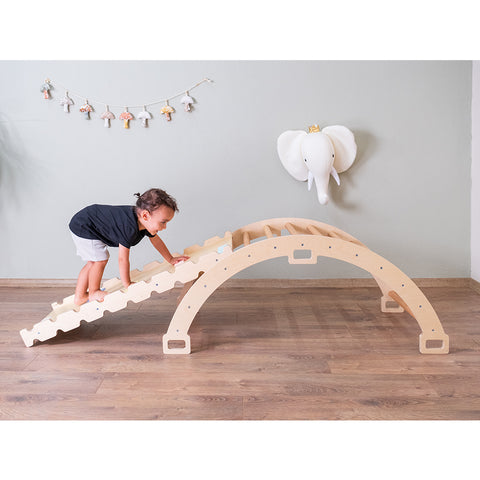 Montessori Pikler Halkası ve Rampa İkili Set - Orfis Kids