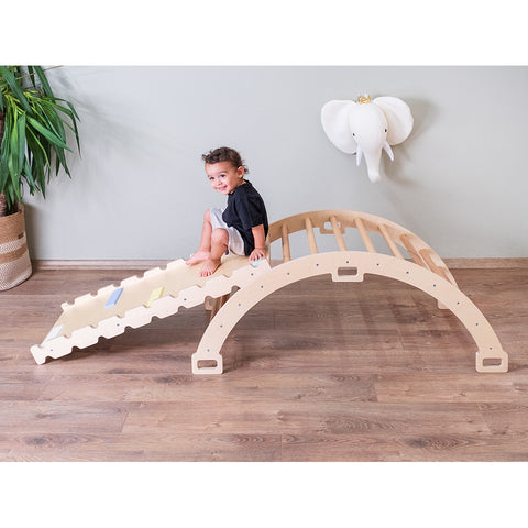 Montessori Pikler Halkası ve Rampa İkili Set - Orfis Kids