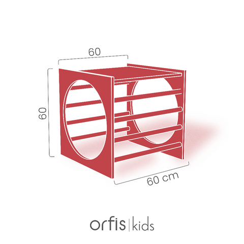 Montessori Pikler Kare Merdiven - Orfis Kids