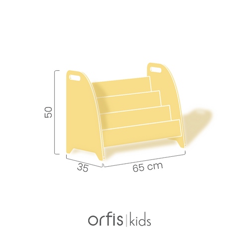 Montessori Taşınabilir Açılı Kitaplık