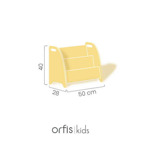 Montessori Taşınabilir Açılı Kitaplık