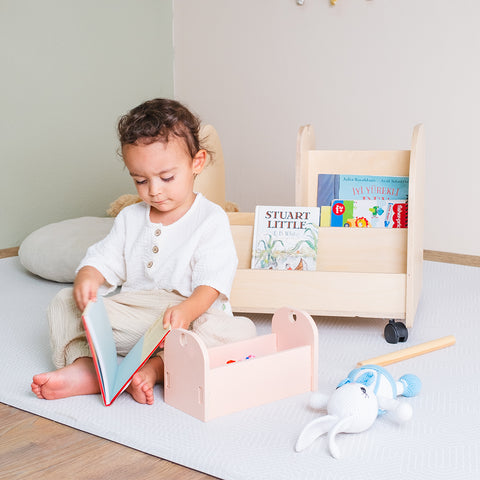 Montessori Tekerlekli Kitaplık - Orfis Kids