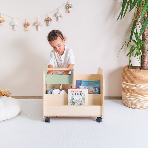 Montessori Tekerlekli Kitaplık