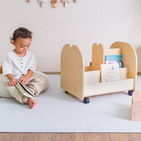 Montessori Tekerlekli Kitaplık - Orfis Kids