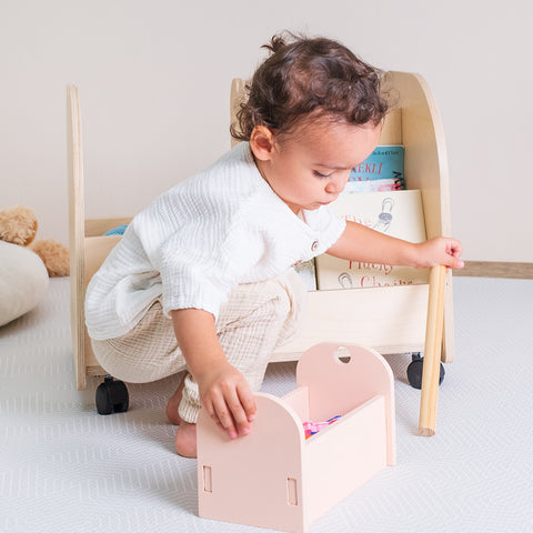 Montessori Tekerlekli Kitaplık - Orfis Kids