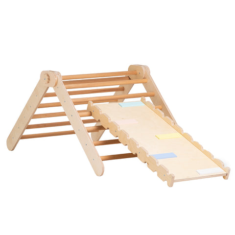 Montessori Tırmanma Merdiveni ve Rampa İkili Set - Orfis Kids