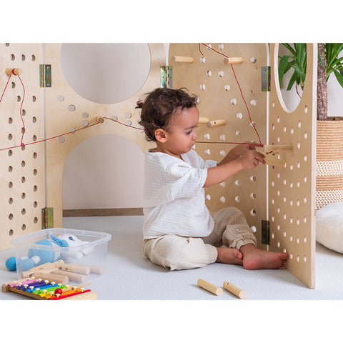 Montessori Peg Board Aktivite Oyuncak