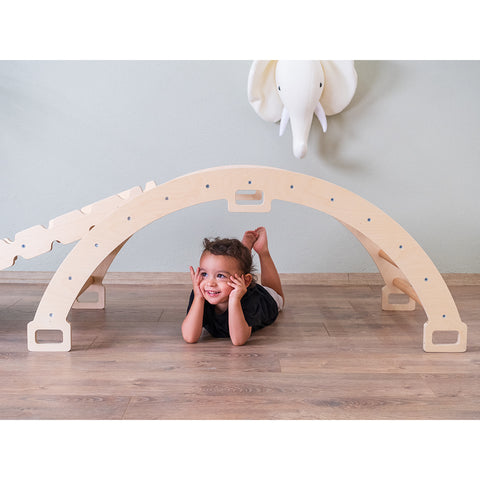Montessori Pikler Halkası ve Rampa İkili Set