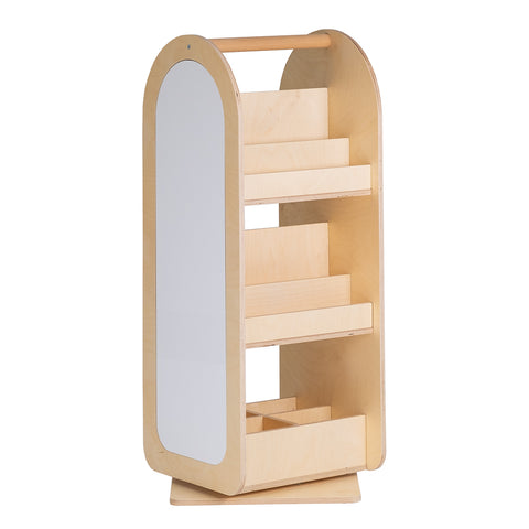 Montessori Yazı Tahtalı Döner Kitaplık - h:90cm